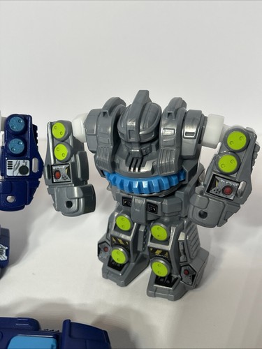 2 Tomy Air Hogs Smash Bots Silver and Blue and Blue Remote Control - Picture 4 of 5