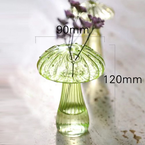 Mushroom Glass Vase Aroma Bottle Creative Home 'Hydroponic Flower Table - Picture 2 of 19