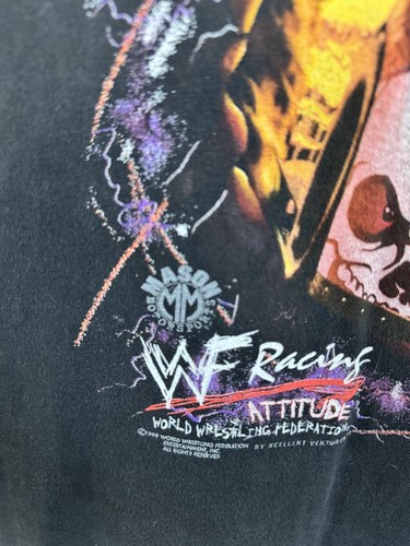 Vintage 1999 WWF Racing XL Shirt Stone Cold Steve Austin NASCAR seltener Blitz - Bild 15 von 18
