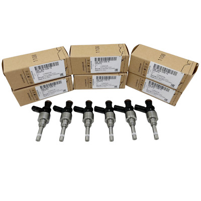6X Genuine Fuel Injector 06E906036AL For AUDI A4 A5 A6 A8 Q5 Q7 VW Touareg 3.0T