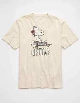 AE Snoopy Graphic T-Shirt (GET IN THE GROOVE) - Image 1 of 2