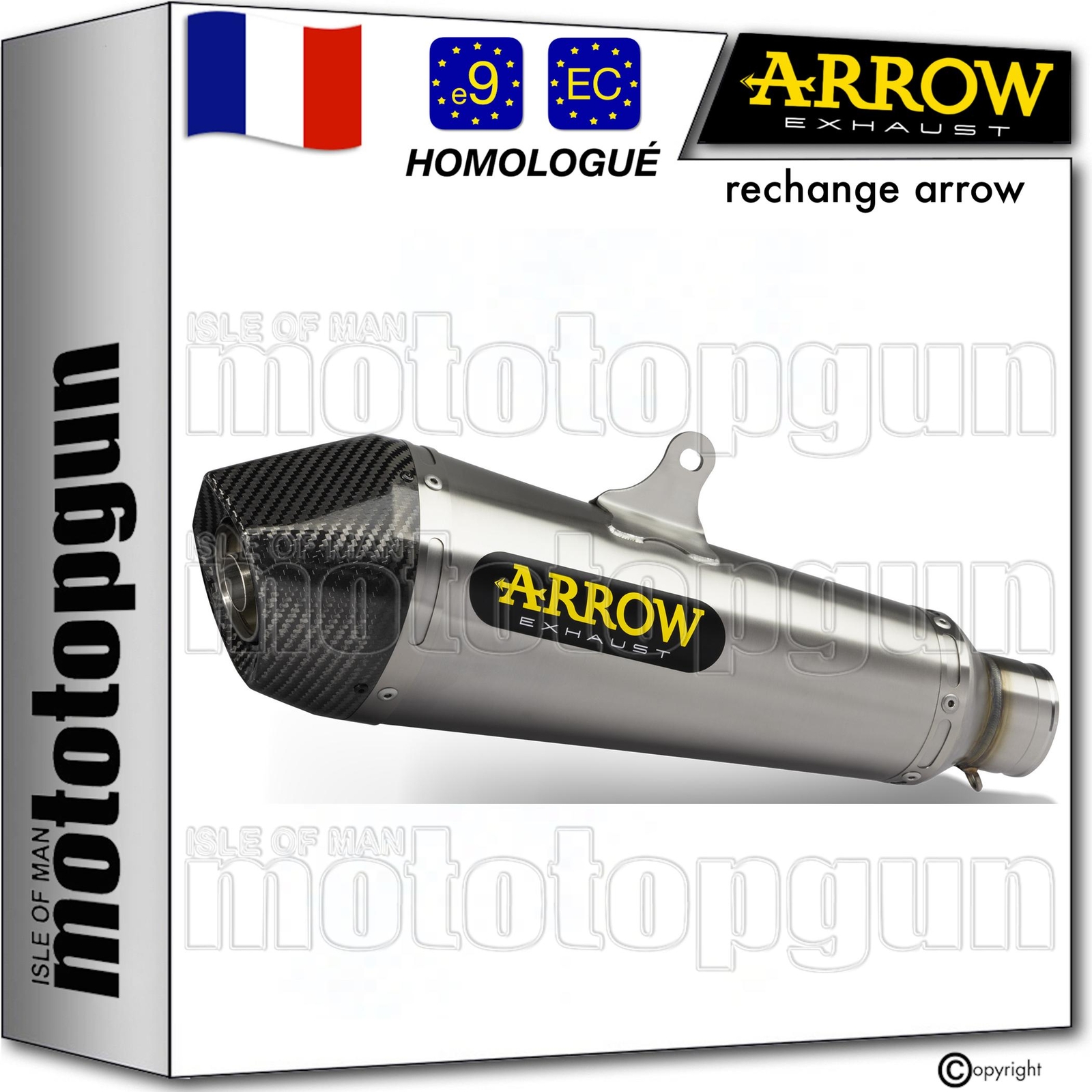 Arrow X-Kone échappement pour Yamaha Tracer 7 2024