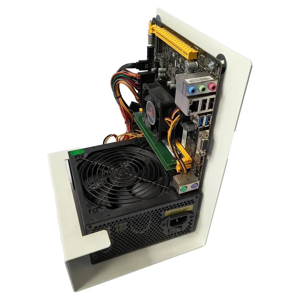 BIOSTAR A10N-9830E AMD FX-9830P Radeon R7 12GB Ram 120GB SSD PSU Test Bench PC - Image 2 of 4