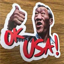 Bloodsport  Kumite  Van Damme  Chong Li  OK USA  Vinyl Sticker Decal
