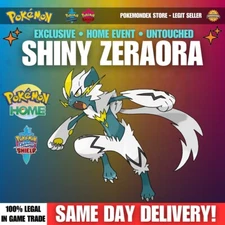 Pokemon Sword And Shield | ✨ SHINY ZERAORA ✨EVENT EXCLUSIVE • UNTOUCHED ✨