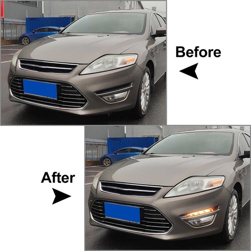 2pcs Daytime Running Light Turn Signal Light For Ford Mondeo 2011-2013 - Picture 2 of 16