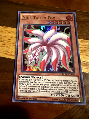 Nine-Tailed Fox DUPO-EN031 1st Edition Ultra Rare LP + BONUS | eBay
