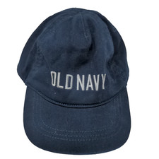 Old Navy Boys Stretchy Hat Blue Size M 100 Cotton Embroidered Logo