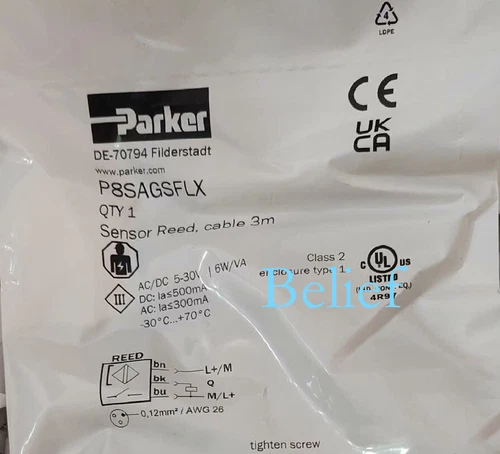 1pc Parker P8SAGSFLX brand new transducer