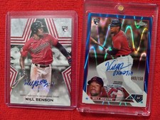 2023 Will Benson Blue Chrome Auto /150 & Paper Auto RCs
