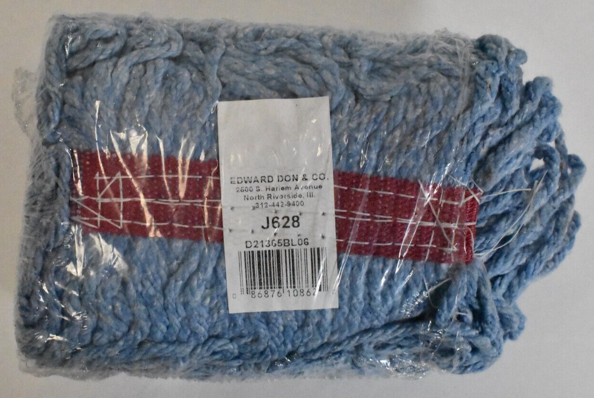 Edward Don & Co J627 Mop Wet Looped Cotton Blend Large Blue 1