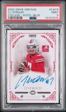 CJ STROUD AUTO 2022 Onyx Vintage Blue /300 ON CARD AUTO #CACS PSA 9 MINT 🔥🔥