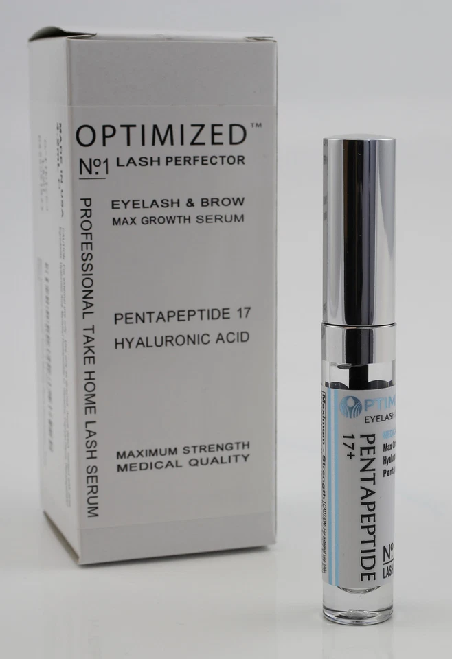 OPTIMIZED Eyelash and Eyebrow Growth Serum with Pentapeptide and Hyaluronic Acid - Image 2 of 4