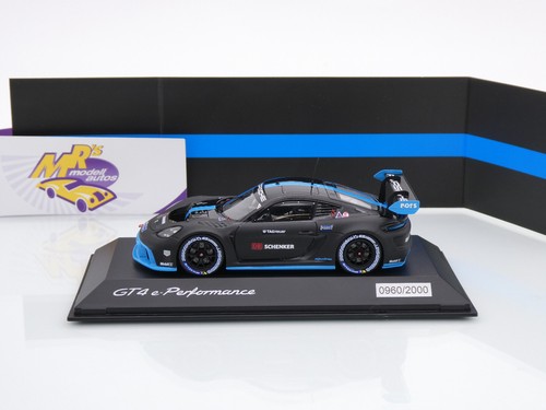 Spark WAP0204150PCAY # Porsche 718 Cayman GT4 e-Performance 2022 schwarz 1:43 - Bild 2 von 4