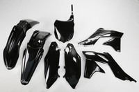 Kunststoff Verkleidung Kit Kawasaki KXF 250 2013 - 2016 Ufo Plast Schwarz