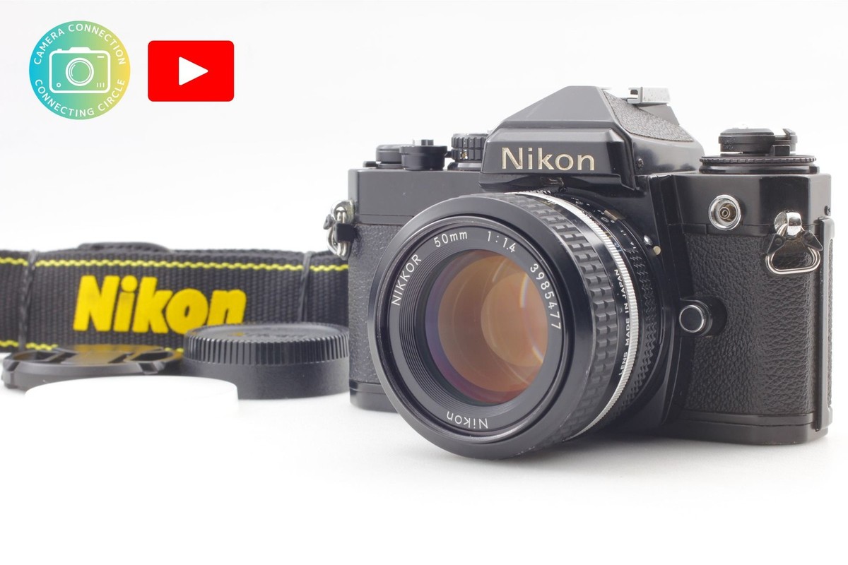 ☆完全動作☆美品　Nikon FE Ai 50mm F1.4 　＃278 Near MINT+++] Nikon FE Black SLR 35mm Film Camera Ai 50mm f