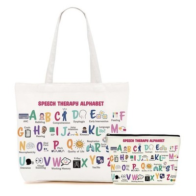 16'' x 3.5'' x 13'' (Tote Bag), 9.7'' x 6.8'' (Makeup Speech Therapy 644