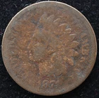 KAPPYSCOINS GF338 1874  AG/ GOOD KEY DATE INDIAN HEAD CENT