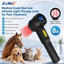 8W Low Level Laser Therapy Device 650nm 808nm PBM for Inflammation Relief