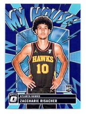 Zaccharie Risacher 2024-25 Donruss Optic #13 My House Purple RC Rookie