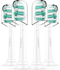 4-Pack Replacement Brush Heads for Philips Sonicare - Superior Plaque Control