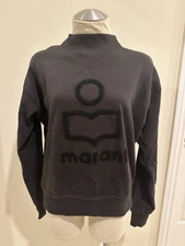 EUC Isabel Marant Itoile MOBY Dark Grey Sweatshirt sz 34 XS-S 0/2