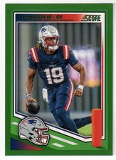 2025 Score #28 JOE MILTON III 'GREEN' VARIATION CARD! PATRIOTS