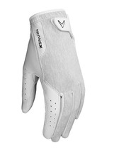 Callaway X Spann Golf Glove Right Hand Premium Leather Compression Fit White ...