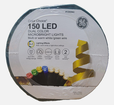 GE Color Choice 150 Ct 43.4-ft Multi-function Color Changing LED String Lights