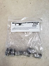 Lot of 6 - Unbranded 2502 1/4 MEG Spray Nozzle (5268)