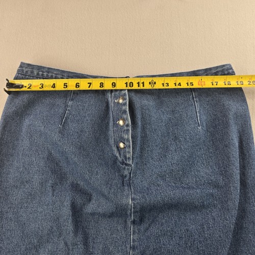 CJ Banks Women's 2pc Denim Suit Skirt Christmas Snow (Skirt Size 18W Top Sz 20W) - Picture 15 of 20