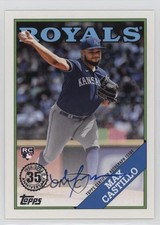 2023 Topps Series 2 1988 Topps Baseball Auto Max Castillo #88BA-MAX Auto 1b8t