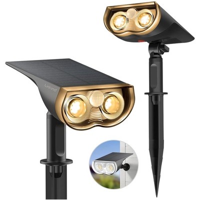 Solarleuchte draußen mit Bewegungsmelder 1000 Lumen  GartenWandleuchte