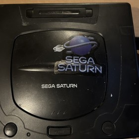 Sega Saturn Model 2 Console Gaming System MK-80000A Bundle w/ Controller, Cables