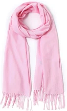 Pashmina Shawls and Wraps for Women Wedding Bridal Long Scarf with Fringes