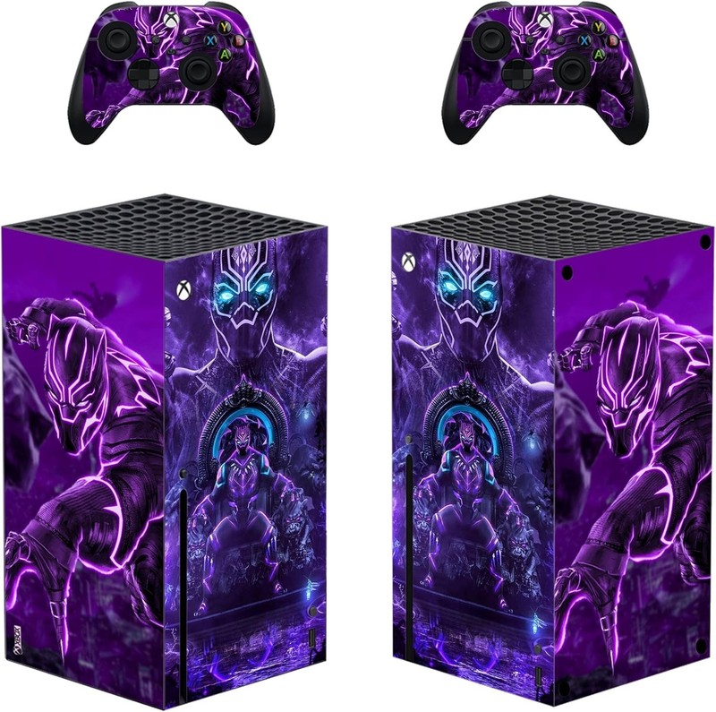 BLACK PANTHER XB Series X Console Controller Skin Decal Sticker Wrap Vinyl