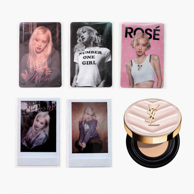 BLACKPINK ROSÉ YSL Touche Eclat Glow Pact Cushion 12g Random Photocard 1ea