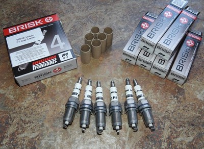 6x BRISK P1 Iridium Upgrade Spark Plugs fit: Seat Leon - 2.8 V6 - 2001 to 2006