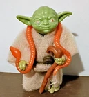 Kenner Star Wars Vintage Yoda Action Figure 1980 with Cane & Orange Snake
