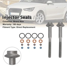 Fuel Injector Ring Washer Seal Bolt 03L130277B Fit VW Caddy 1.6TDI A2C59513554