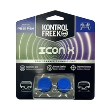 KontrolFreek Icon X Blue Performance Thumbsticks for PS4/PS5