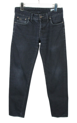 G-STAR 3301 Low Tapered Jeans Herren W29/L32 Slight Fade Effect Button Fly Blau
