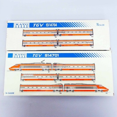 KATO N Scale French Railroad TGV S14701 S14704 10-Car Set Bullet