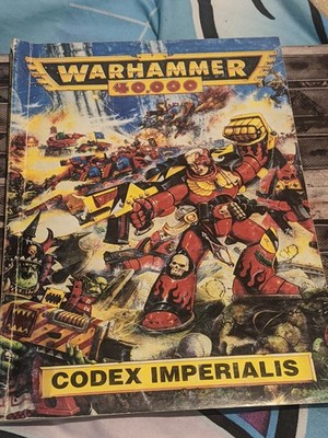 Vintage Warhammer 40k Codex Imperials Games Workshop Warhammer 1993