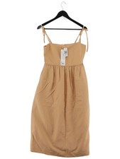 Uniqlo Slip Maxi Dress XS in Tan
