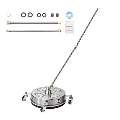 #ad Uimoso 14quot;Pressure Washer Surface Cleaner 4 Wheels 4000 Max PSI 2 Extended Wands $65.99