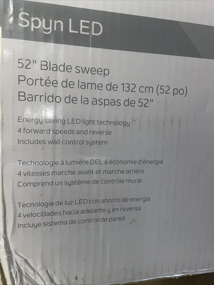 Kichler Lighting 300275AVI Spyn - Ceiling Fan with Light Kit (NEW) - Image 3 of 3