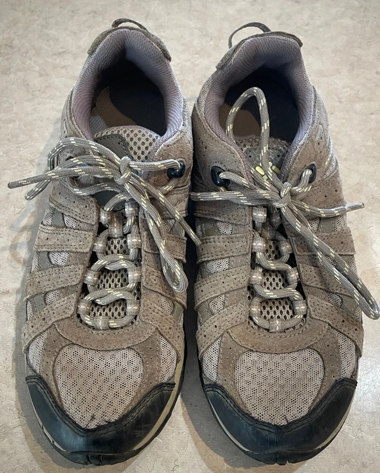 Columbia Redmond Trail Womens Hiking Shoes Brown Suede Low Top Sz 8.5 - Image 2 of 4