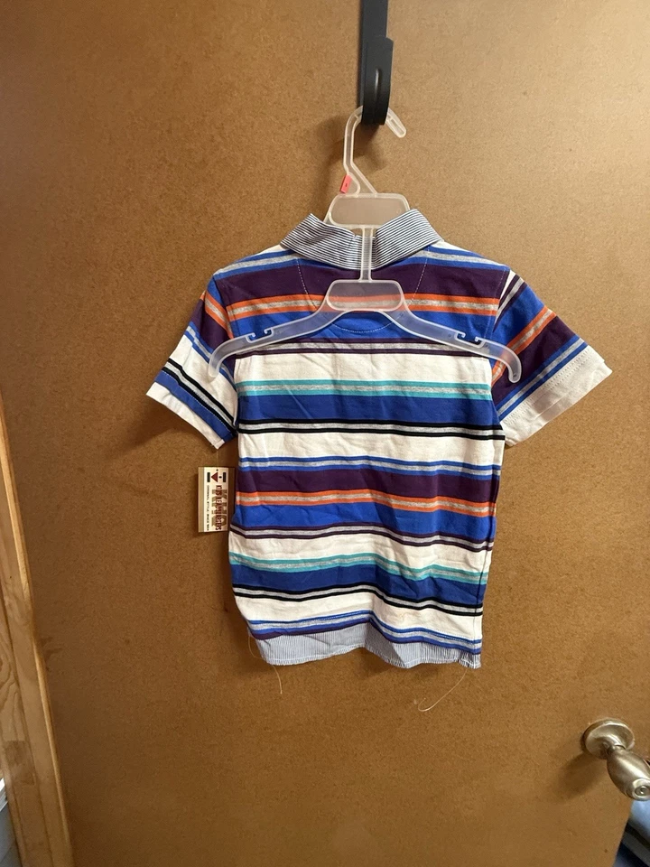 Boys Kids Headquarters 2719253321-99-PC Blue Short Sleeve Polo Shirt Size 5 - Image 3 of 4