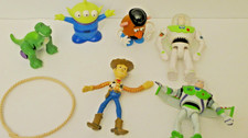 Vintage Disney Toy Story Burger King And Thinkway Toy Figures Lot Of 6